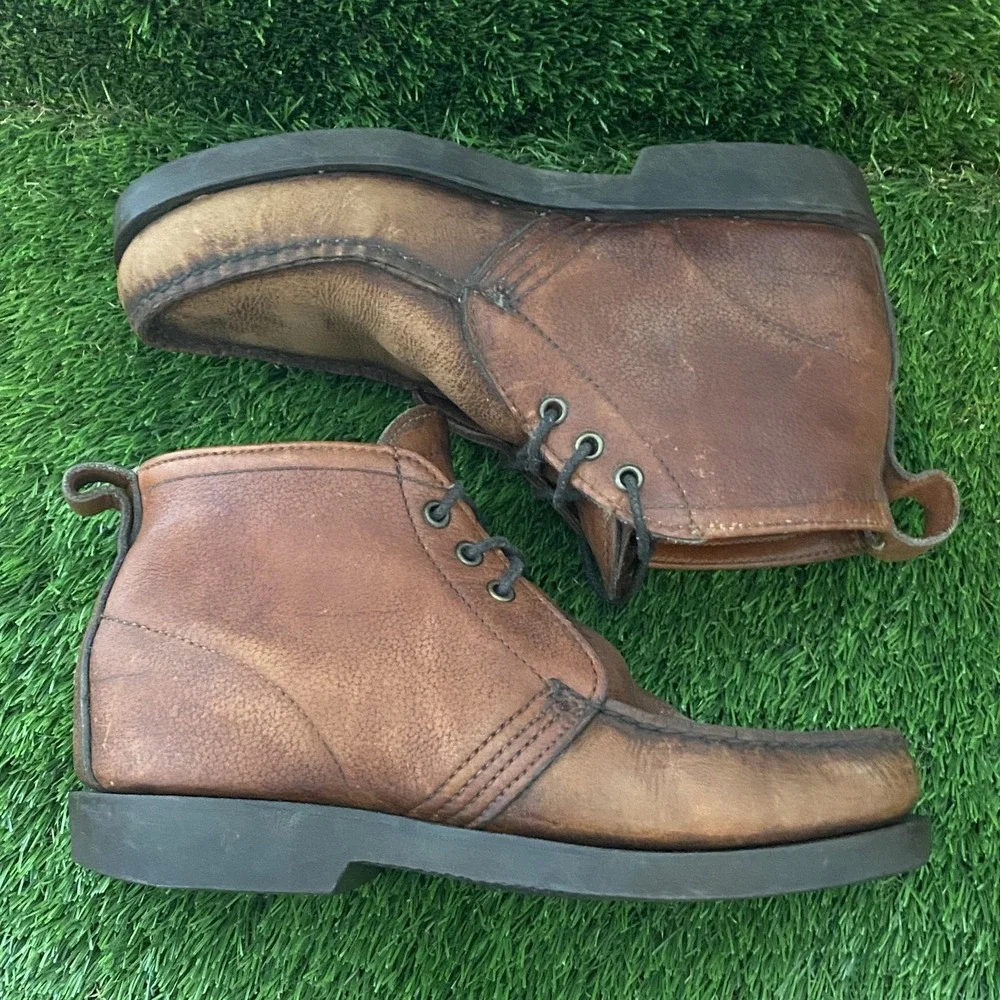 Orvis Gokey Sauvage‎ Chukka Boots Mens Size 8.5EE Brown Leather USA